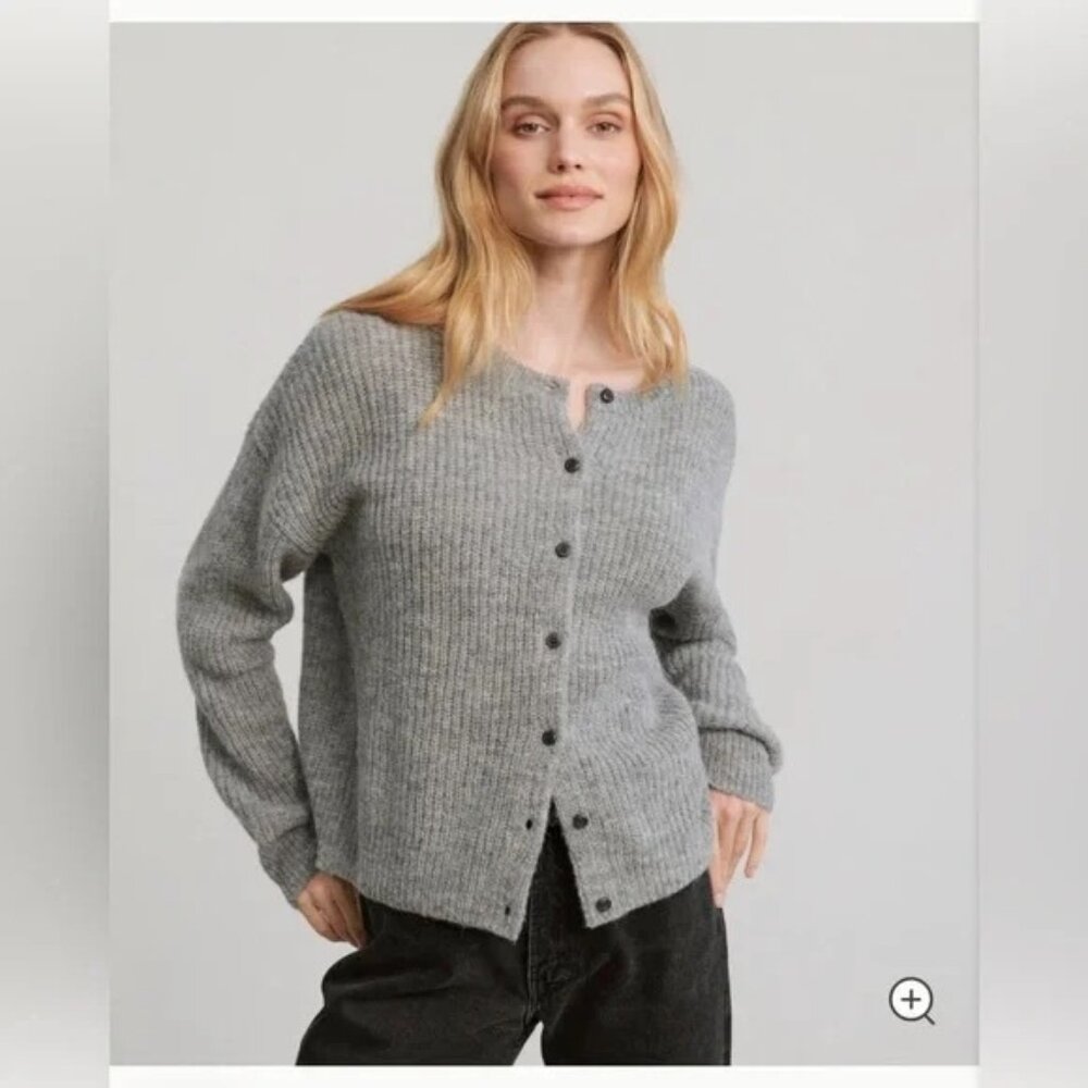 Jenni Kayne Alpaca & Wool Cardigan Beige